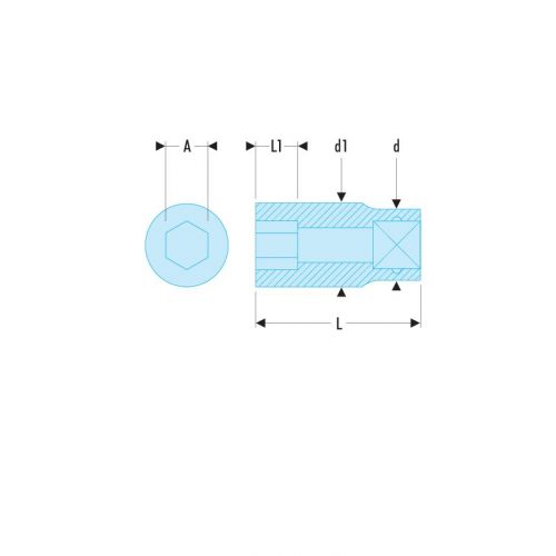 VASO 3/4 - 6C - 33 MM