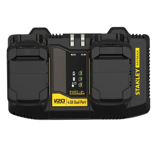 Cargador Dual V20 Li-Ion 18V 4A