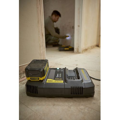 Cargador Dual V20 Li-Ion 18V 4A