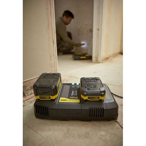Cargador Dual V20 Li-Ion 18V 4A