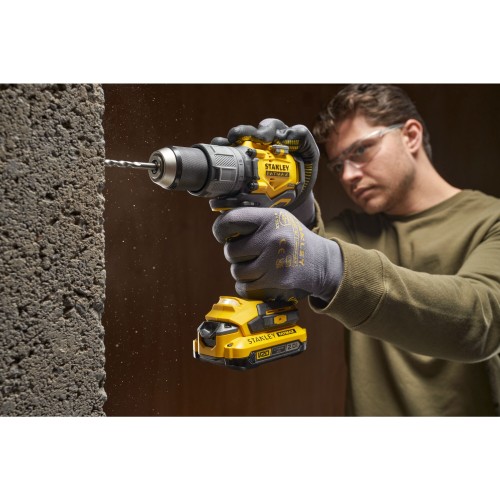 Taladro Percutor BRUSHLESS V20 Li-Ion 18V 80Nm. Sin batería/cargador