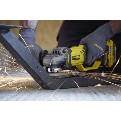 Mini-Amoladora V20 18V 125mm con 2 baterías Li-Ion 4Ah