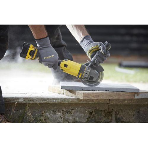 Mini-Amoladora V20 18V 125mm con 2 baterías Li-Ion 4Ah