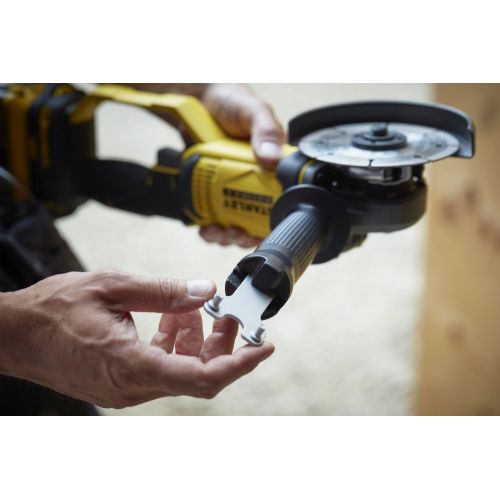 Mini-Amoladora V20 18V 125mm con 2 baterías Li-Ion 4Ah