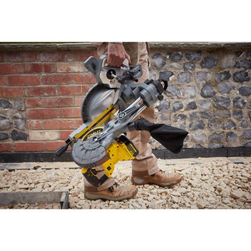 Ingletadora V20 Li-Ion 18V con 1 hoja 190x16mm TCT 40D, 1 batería 4Ah Li-Ion y cargador 2A