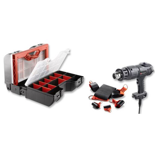 KIT FUNDAS TERMO-RETRACTABLES CON PISTOLA TÉRMICA - SLS | SLS.GKIT1-GUN