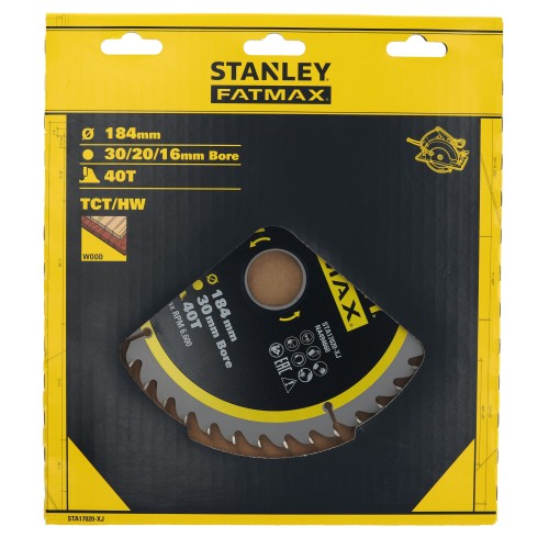 Disco de corte TCT/HW 184x30/20/16mm - 40 Dientes