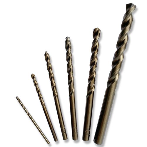 Cassette con 6 brocas de cobalto HSS-E
