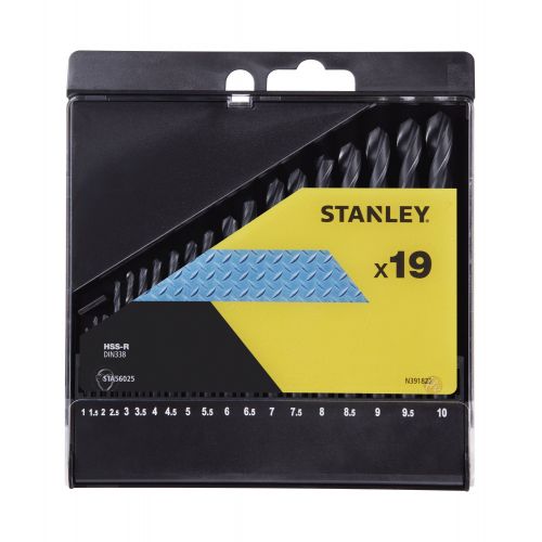 Cassette con 19 brocas HSS-R para metal