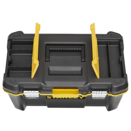Caja de herramientas Cantilever Essential con cierres metálicos 19