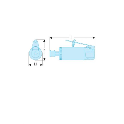 Amoladora 0,5 CV recta confort - pinza 6 mm