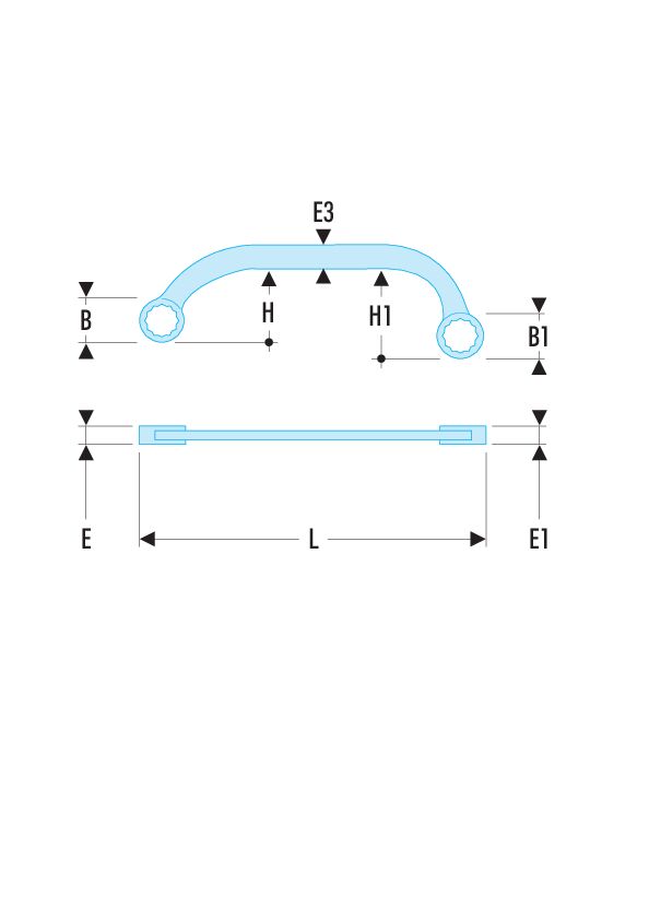 57 - Llaves de estrella media-luna métricas