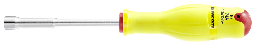 74AF - Llaves de vaso forjadas con mango destornillador métricas - FLUO