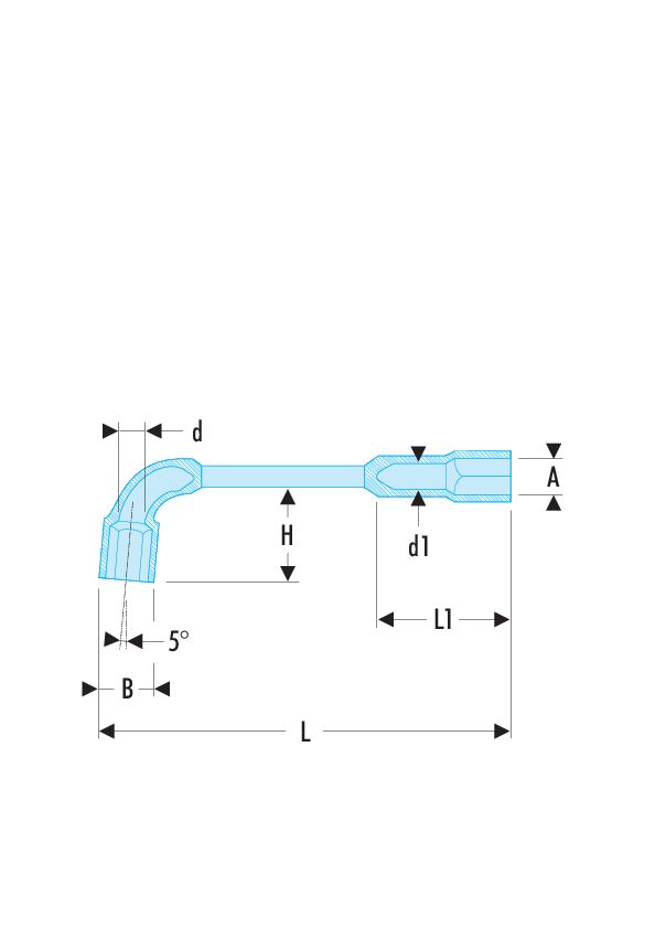 76 - Llaves de pipa abiertas forjadas 12 caras x 6 caras métricas