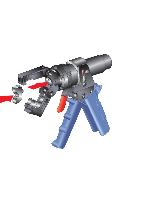 Alicate de engatillar hidráulico