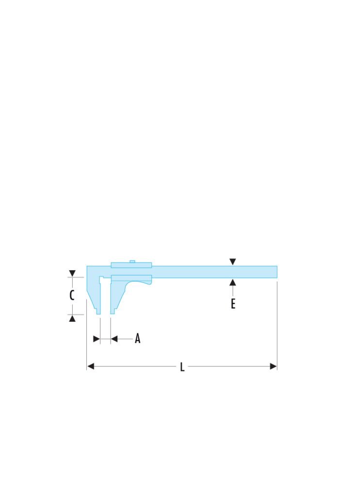 Calibre universal clase 0 - 1/50º mm