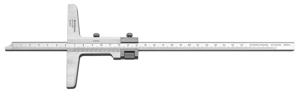 19 GALGAS PROFONDEUR 1/50EME 250MM