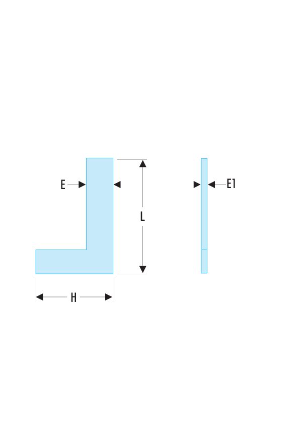 818.CLO - Escuadras simples de precisión INOX - Clase 0