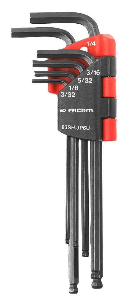 JUEGO 8 LLAVES ESFERICA PULG