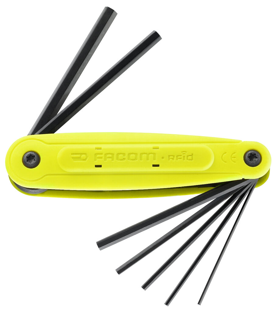 86H - Llaves macho 6 caras en montura - RFID