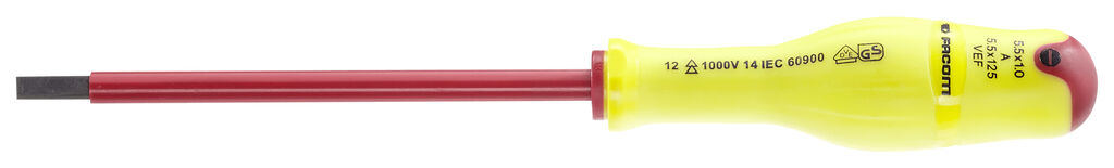 DESTORNILLADOR RANURADO 5.5X125 VE FLUO