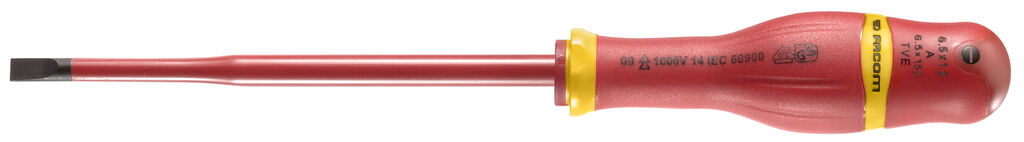 A.TVE - DESTORNILLADORES PROTWIST® CON AISLAMIENTO 1000 VOLTIOS PARA TORNILLOS RANURADOS | A6.5X150TVE