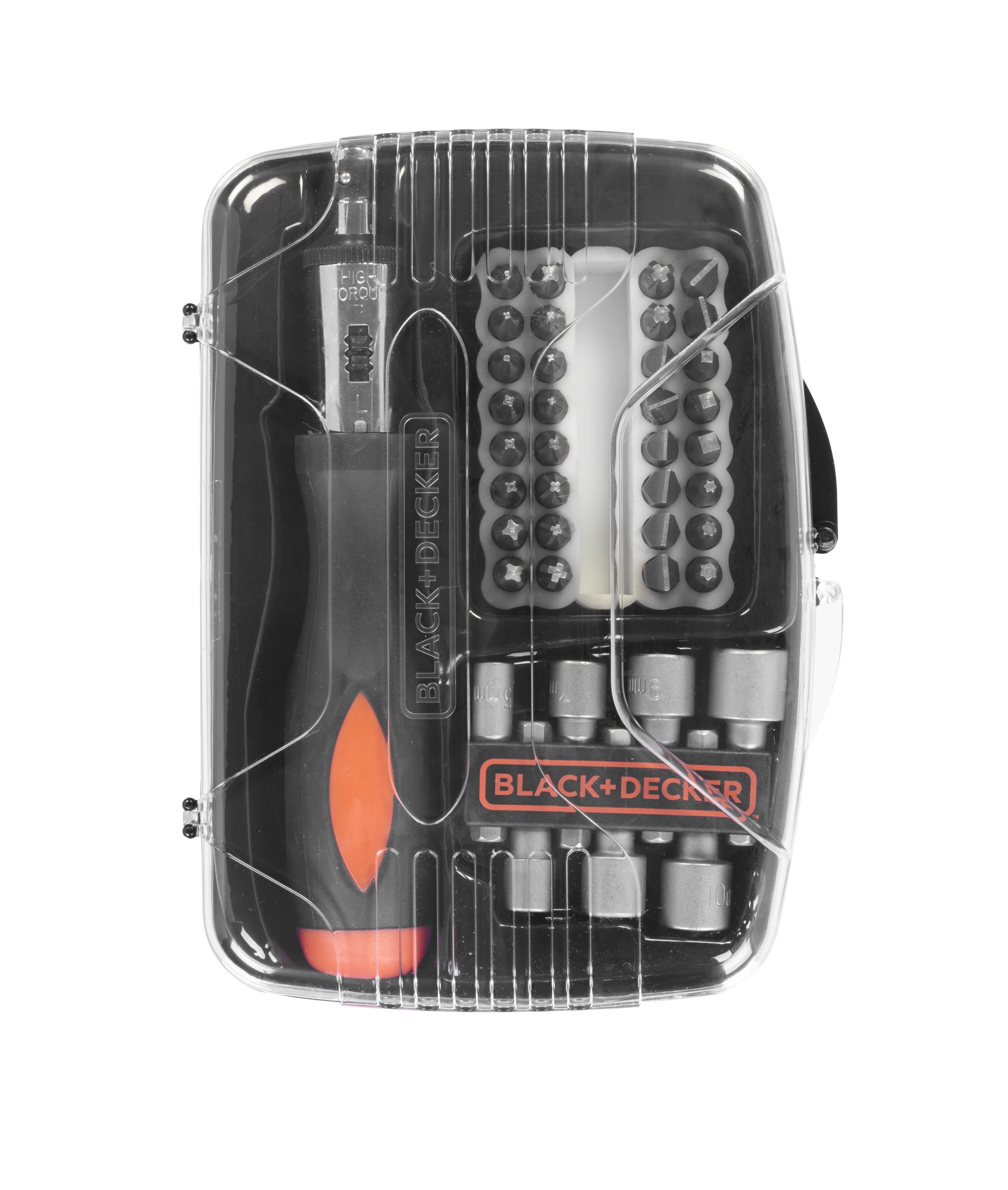 A7062-XJ - Juego de 40 piezas para atornillar con atornillador de carraca