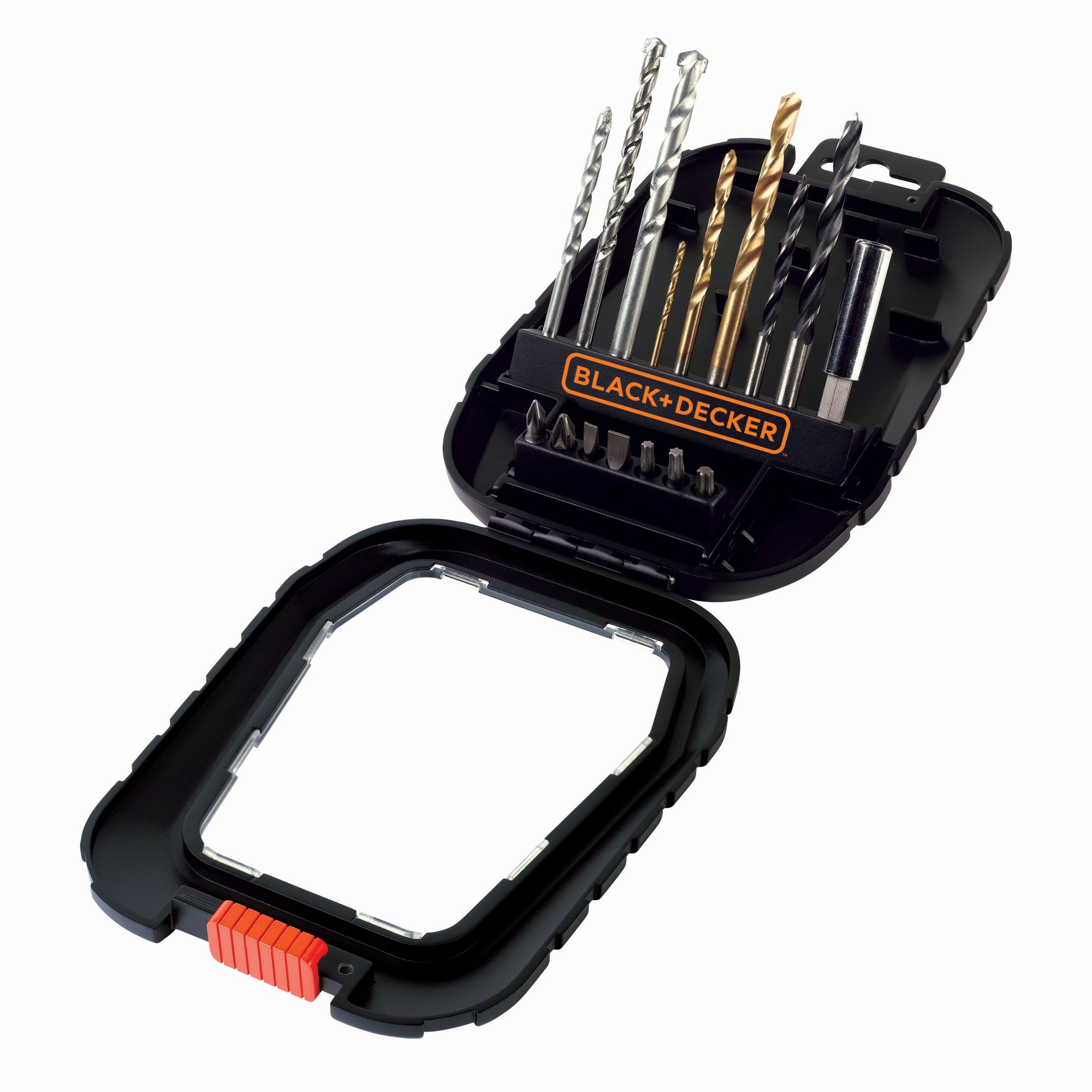 A7186-XJ - Juego de 16 piezas para Atornillar y taladrar con brocas 