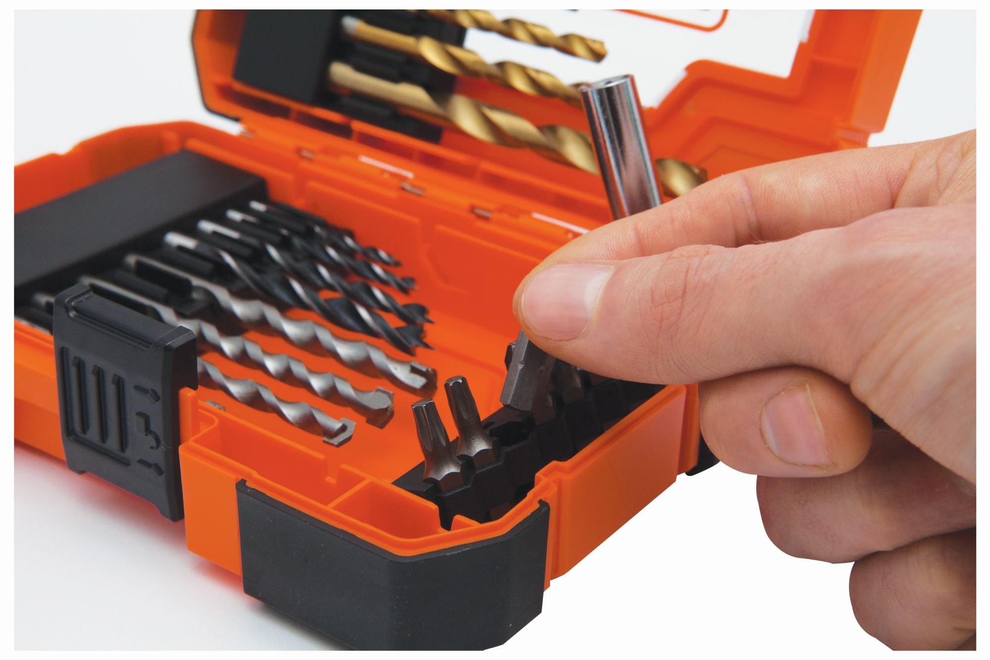 A7235-XJ - Juego de 27 Piezas para Atornillar y Taladrar. Brocas 