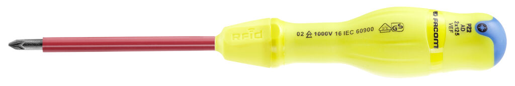 AD.VE - Destornilladores PROTWIST® aislados 1.000 Voltios para tornillos cruciformes Pozidriv® - RFID