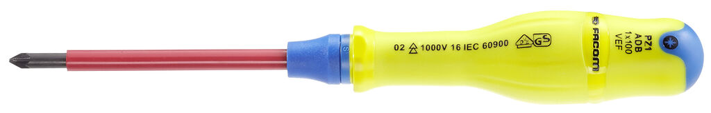 ADB. VEF - Destornillador PROTWIST® BORNEO® para tornillos mixtos ranurados - Pozidriv®