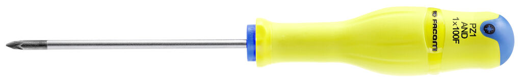 ANDF - Destornilladores PROTWIST® para tornillos cruciformes Pozidriv® - hojas redondas - FLUO