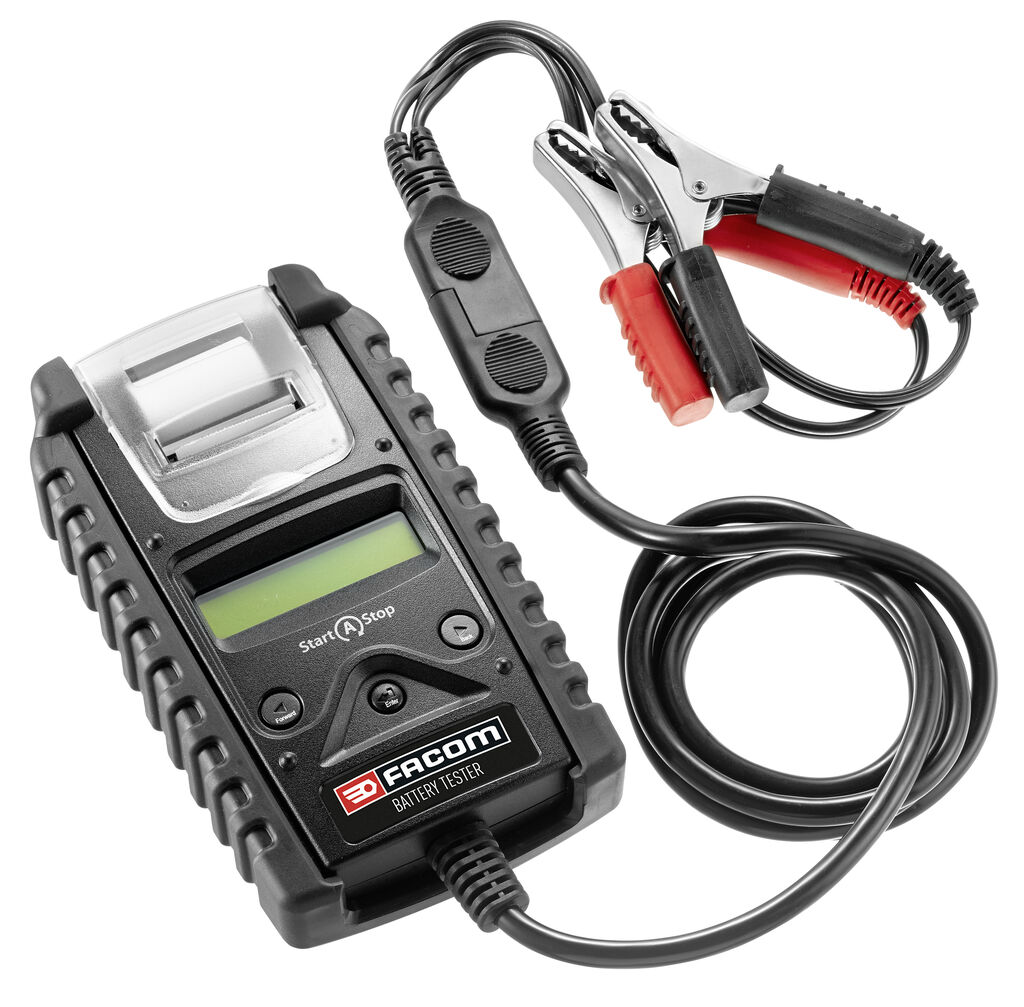 Comprobador de batería con impresora