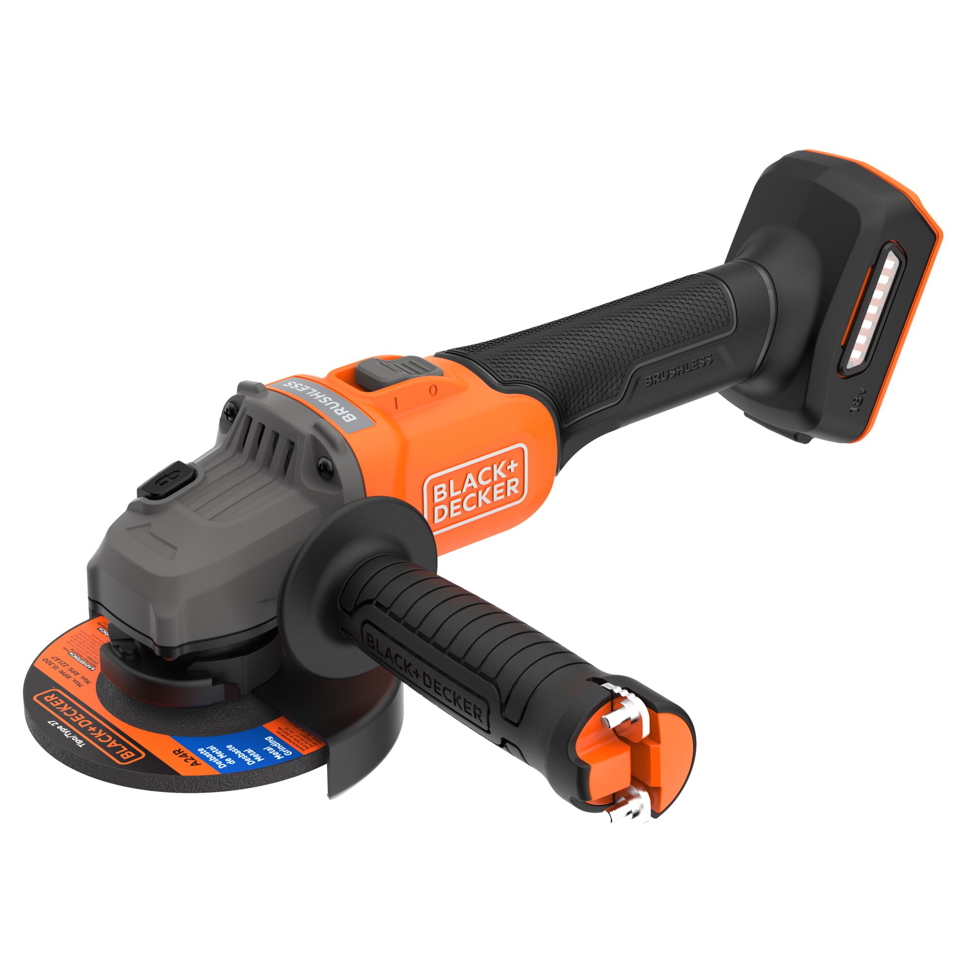 BCG6L8N-XJ - Mini-Amoladora BRUSHLESS a batería 18V POWERCONNECT™(con 1 disco de corte, sin batería/cargador)
