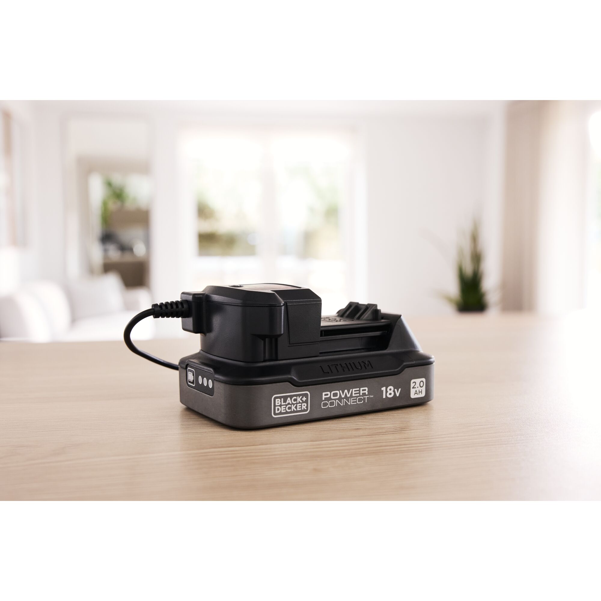 BDL2018S1B-QW - Starter Kit 18V POWERCONNECT™ con batería 2Ah Lítio con indicador de estado de carga y cargador de 1A