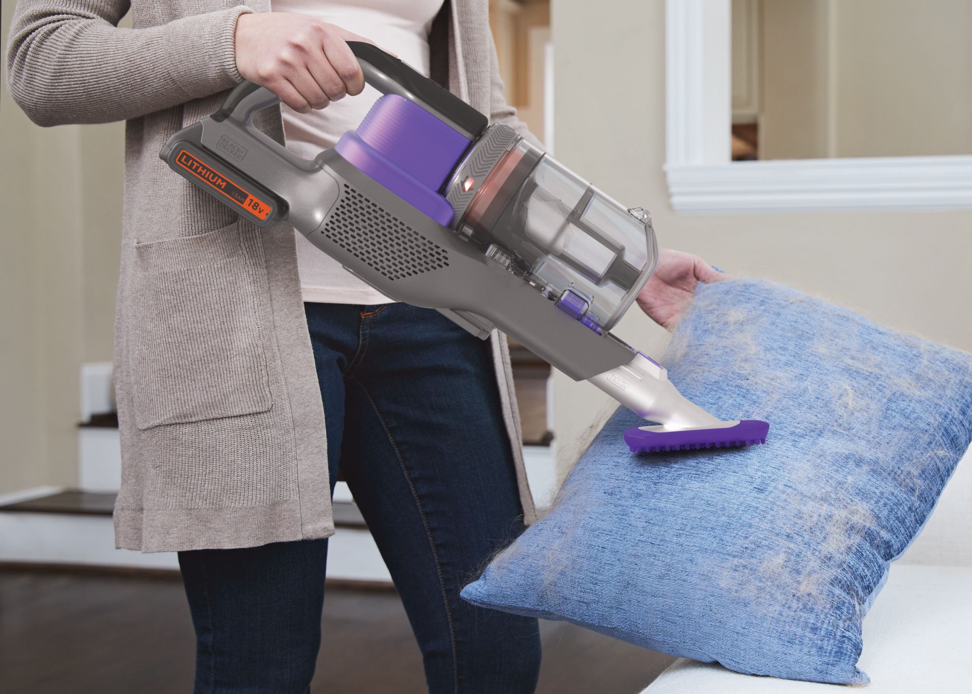 BHFEV182C-QW Aspirador de escoba 18V 4en1 Power Series Extreme