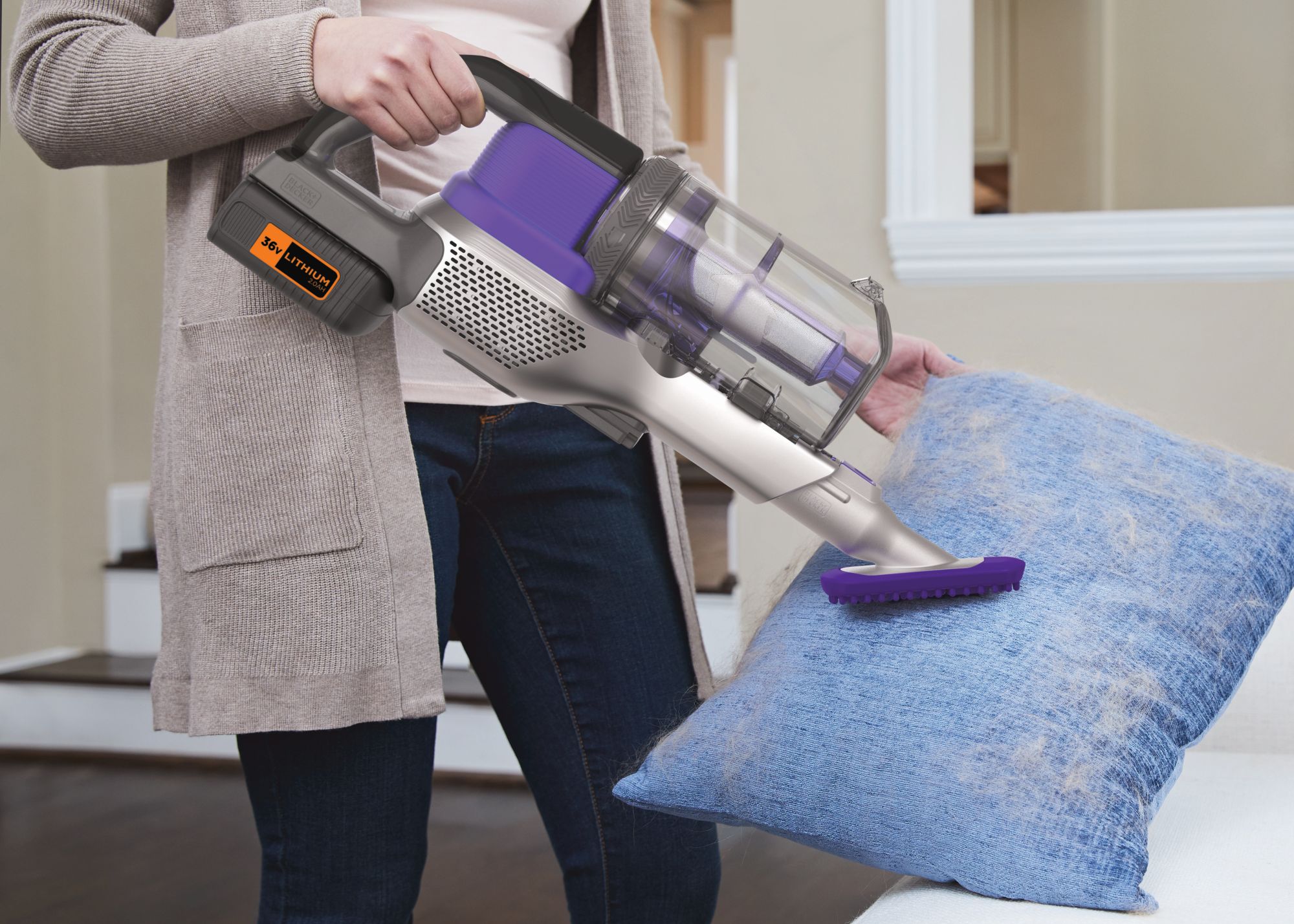 BHFEV362DP-QW Aspirador de escoba para mascotas 36V 4en1 Power Series Extreme