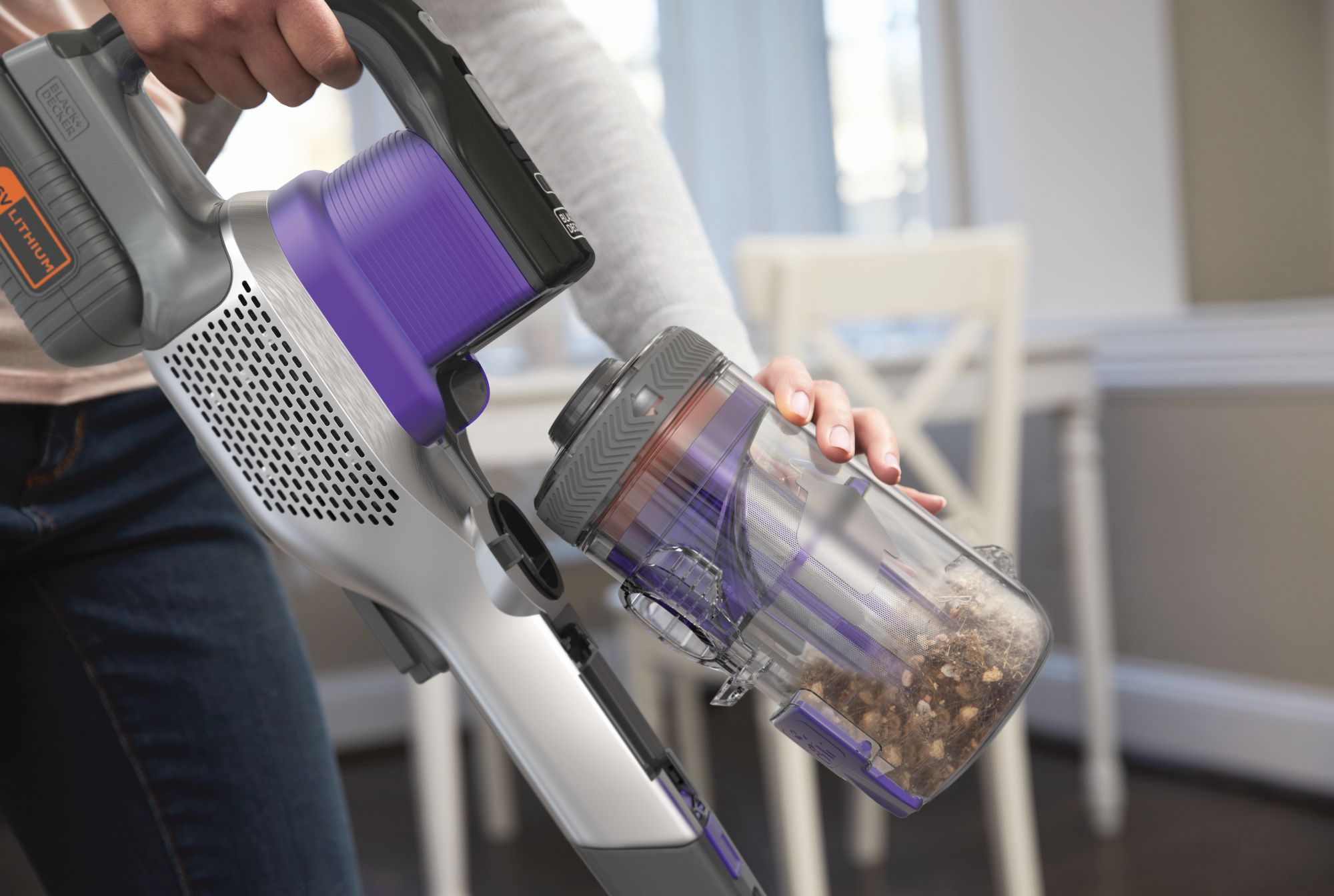 BHFEV362DP-QW Aspirador de escoba para mascotas 36V 4en1 Power Series Extreme