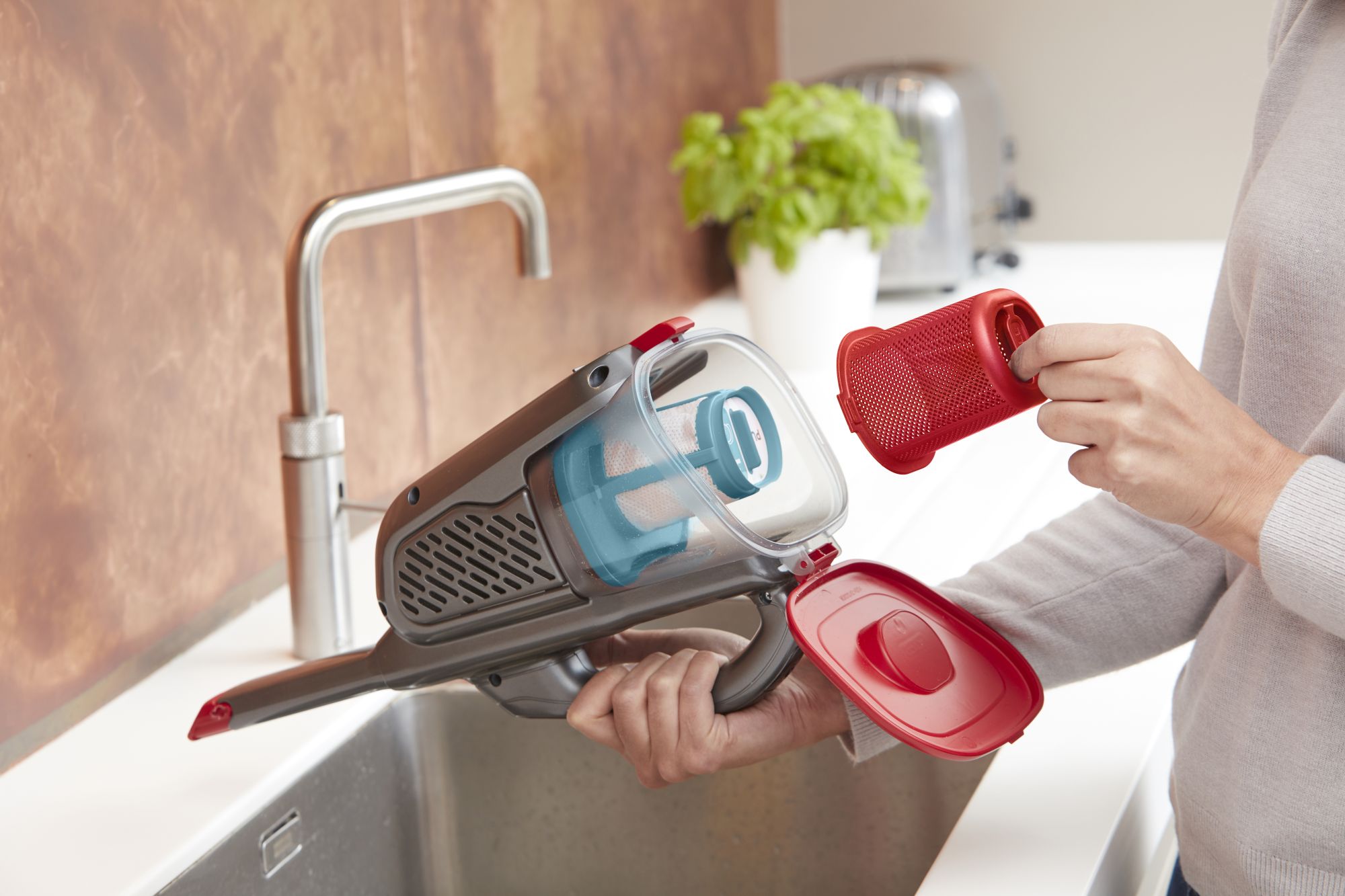 BHHV315J-QW - Aspirador de mano GEN 11. Potencia 12V y batería 1,5 Ah