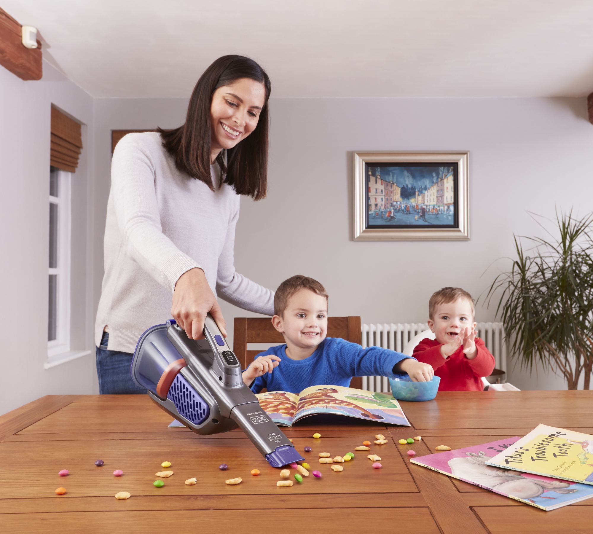 BHHV520BFP-QW - Aspirador de mano GEN 11 con tecnología SMART TECH™ especial para Mascotas .