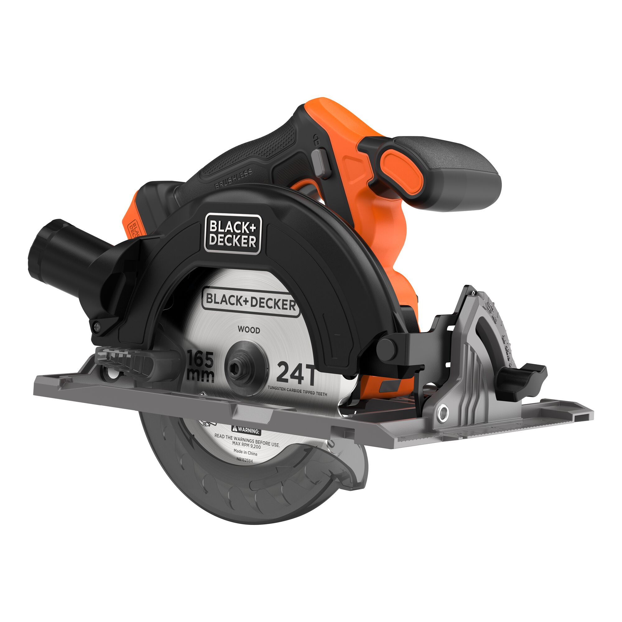 BLCCS78N-XJ - Sierra circular BRUSHLESS 18V 165mm con guía paralela. Sin batería/cargador