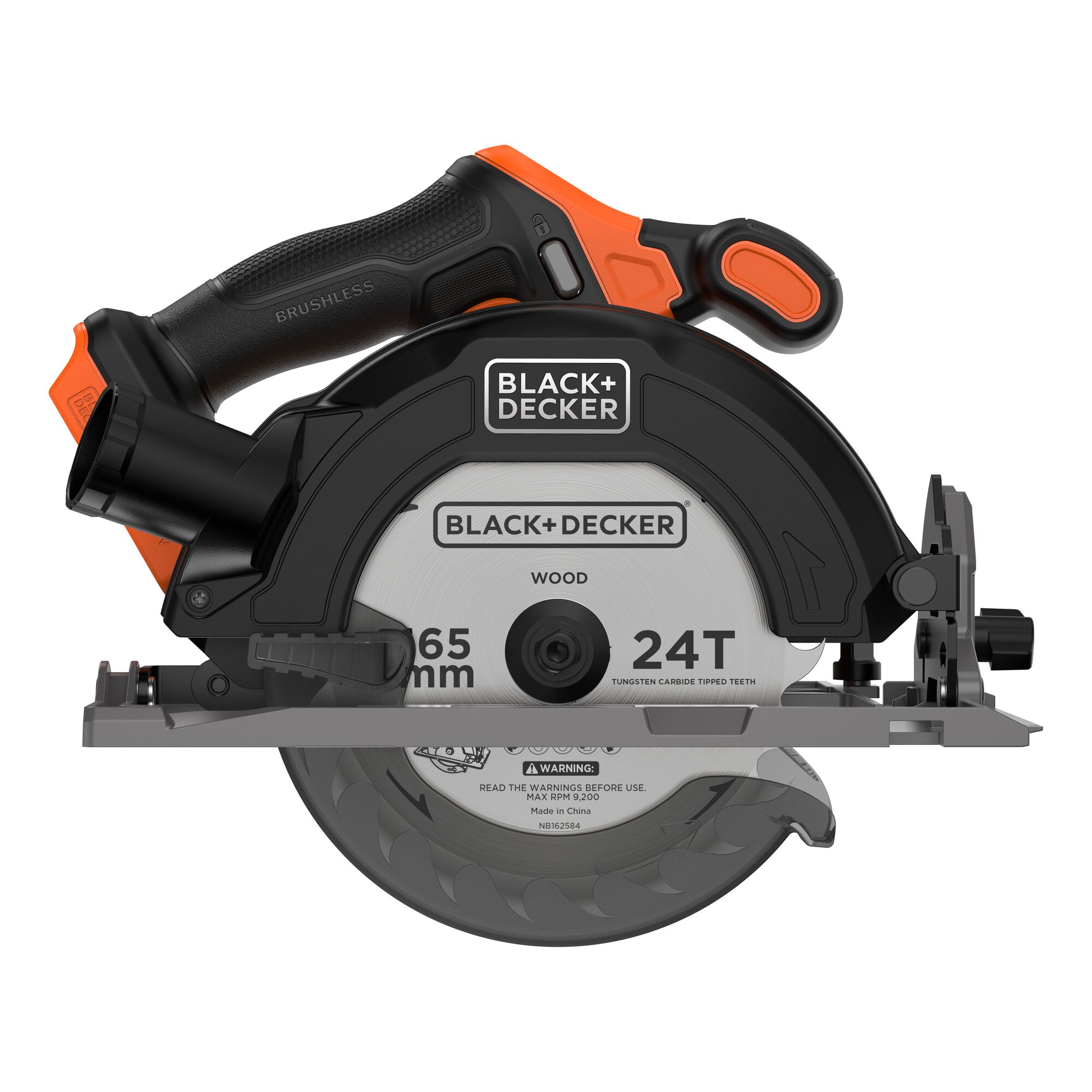 BLCCS78N-XJ - Sierra circular BRUSHLESS 18V 165mm con guía paralela. Sin batería/cargador
