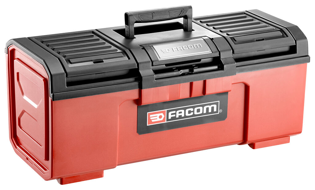 Caja de herramientas plástica 24'' cierre automático