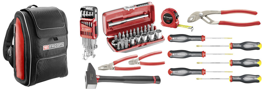 Selección particulares/formación técnico 52 herramientas - mochila textil