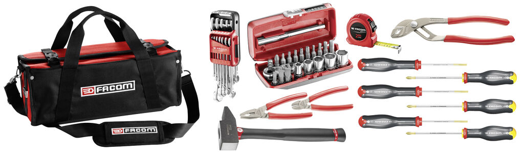 Selección particulares/formación técnico 52 herramientas - bolsa textil