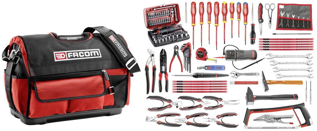 Selección electrónico 101 herramientas - caja de herramientas textil