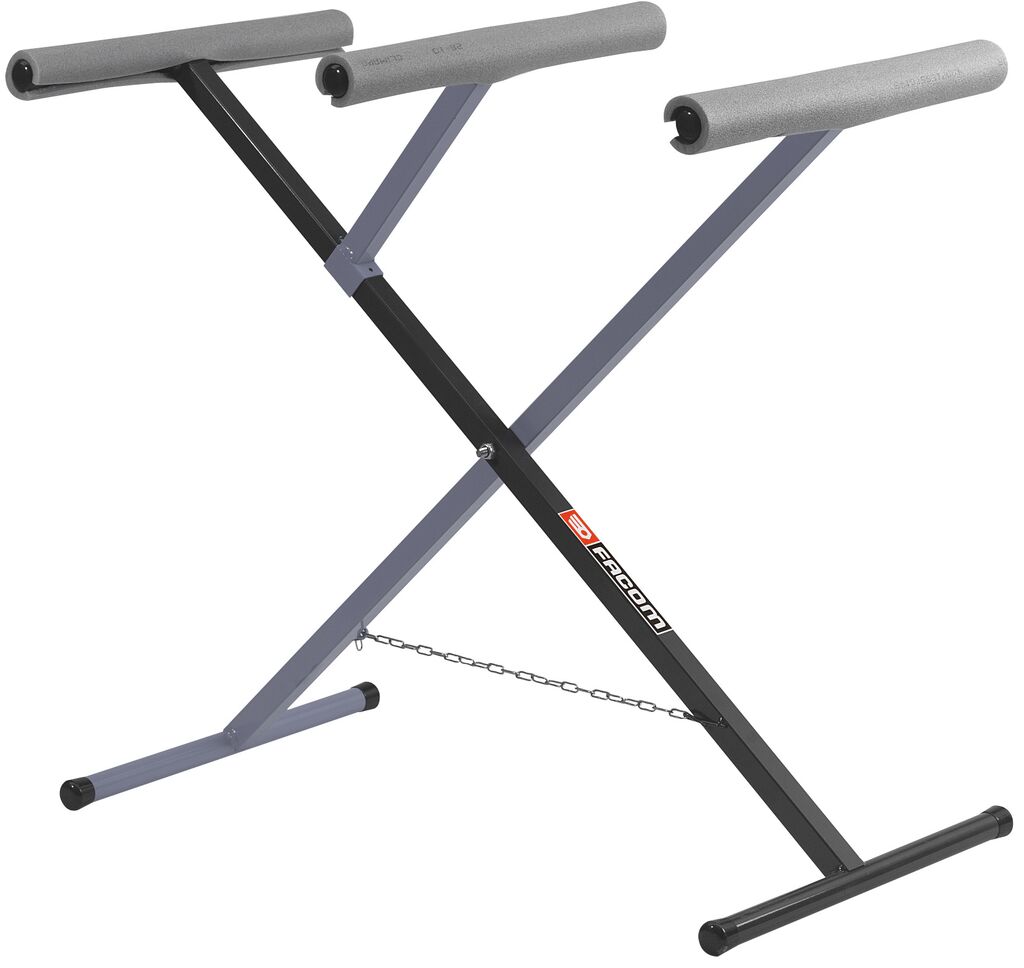 Soporte horizontal para intervenir en las piezas de carrocería