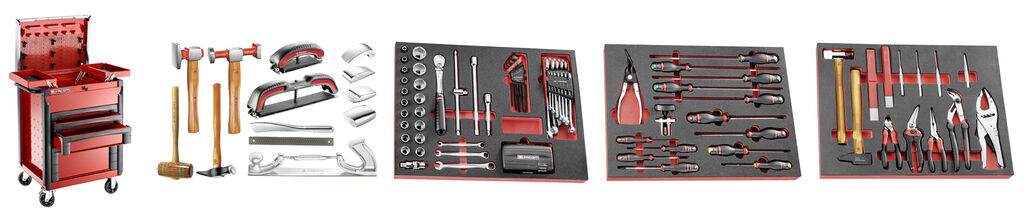 Selección 128 herramientas para la carrocería automóvil - carro móvil carrocería