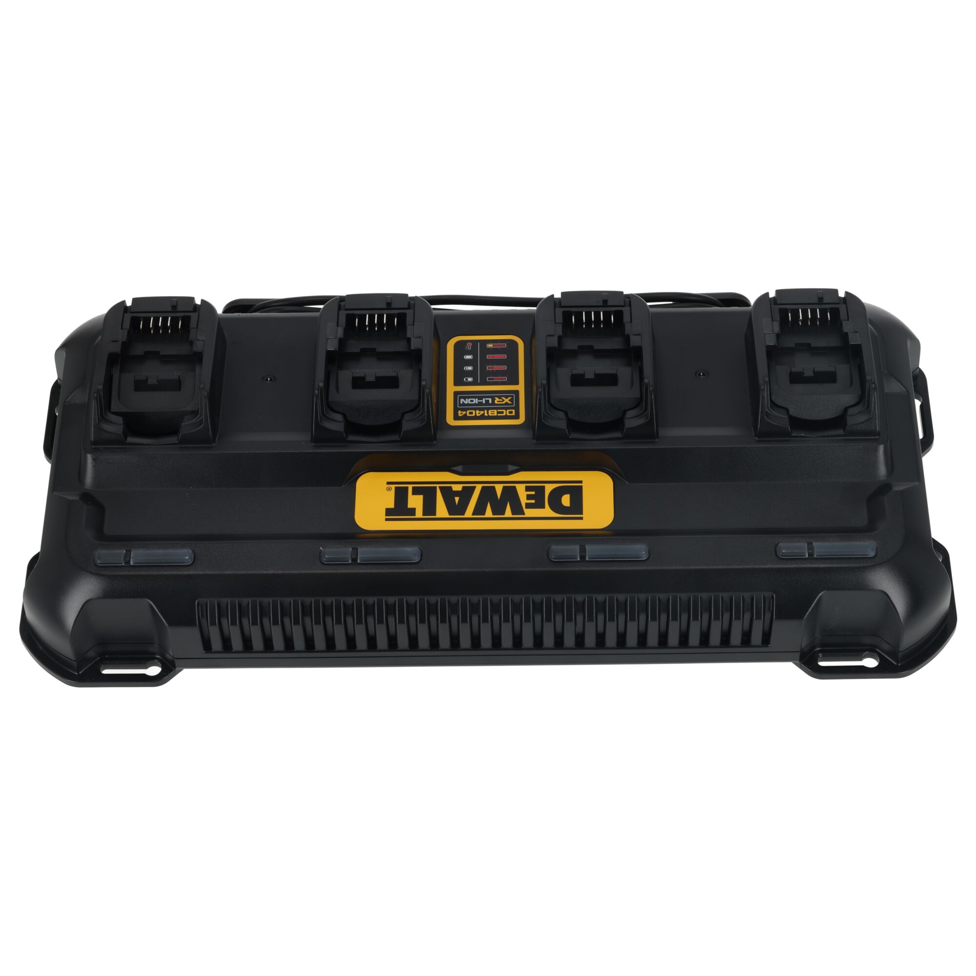 DCB1404-QW - Cargador 4 Puertos XR FLEXVOLT: 54V - 18V -  12V carril Li-Ion (4x4A)
