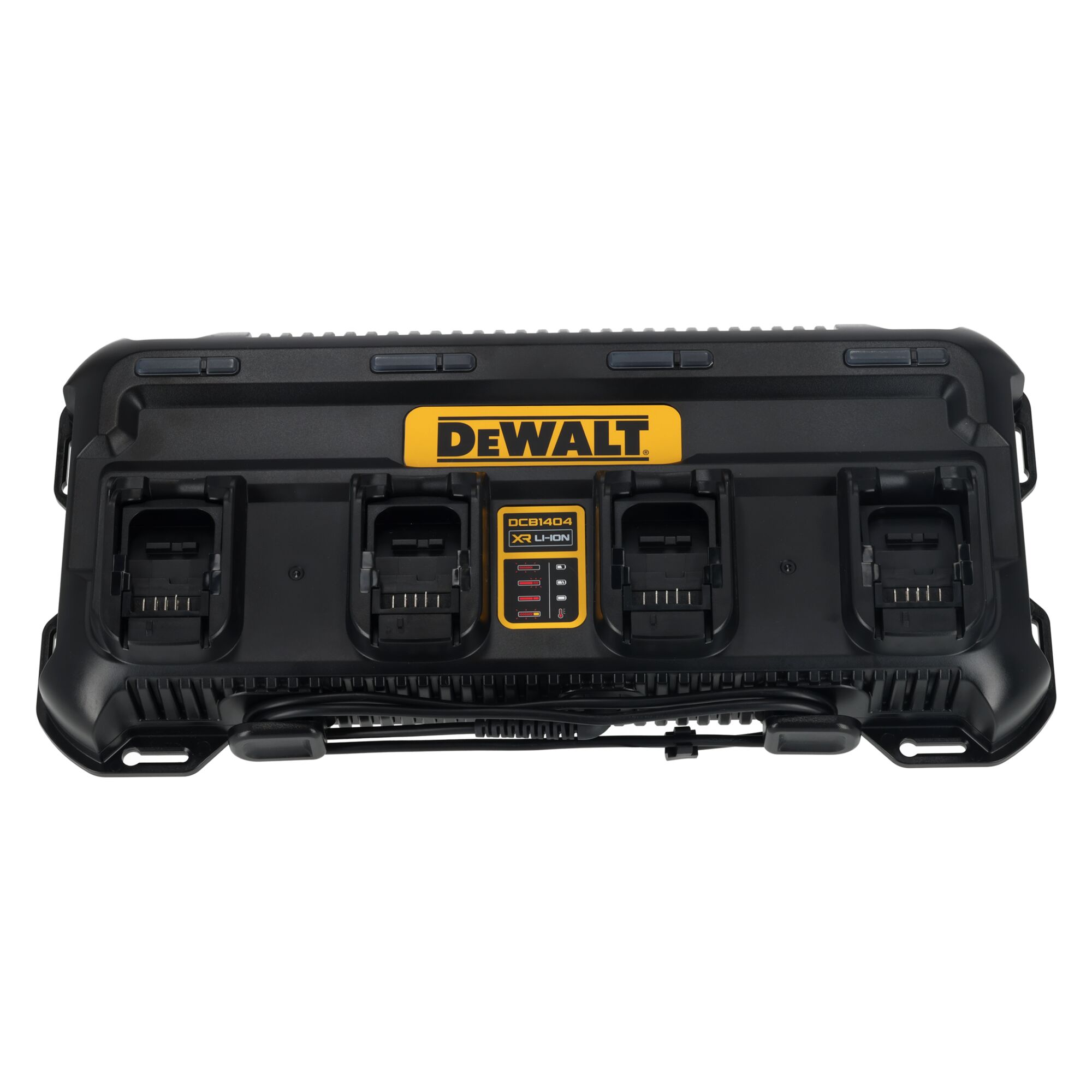DCB1404-QW - Cargador 4 Puertos XR FLEXVOLT: 54V - 18V -  12V carril Li-Ion (4x4A)
